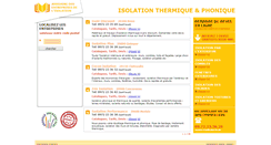 Desktop Screenshot of isolation.annuaire-habitat.net